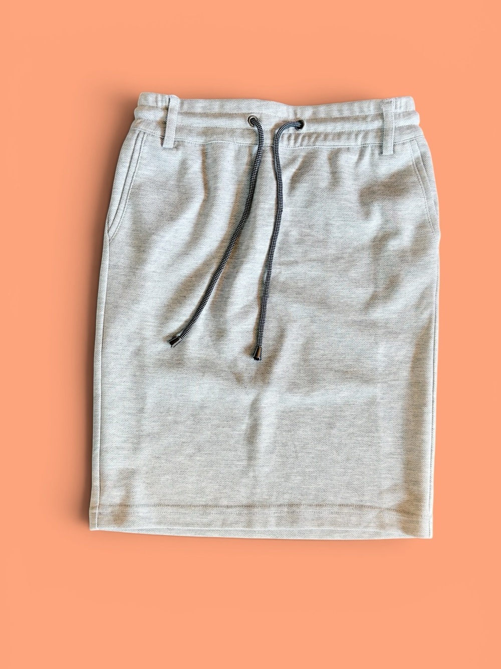 Gray Kaffe Elastic Waistband skirt
